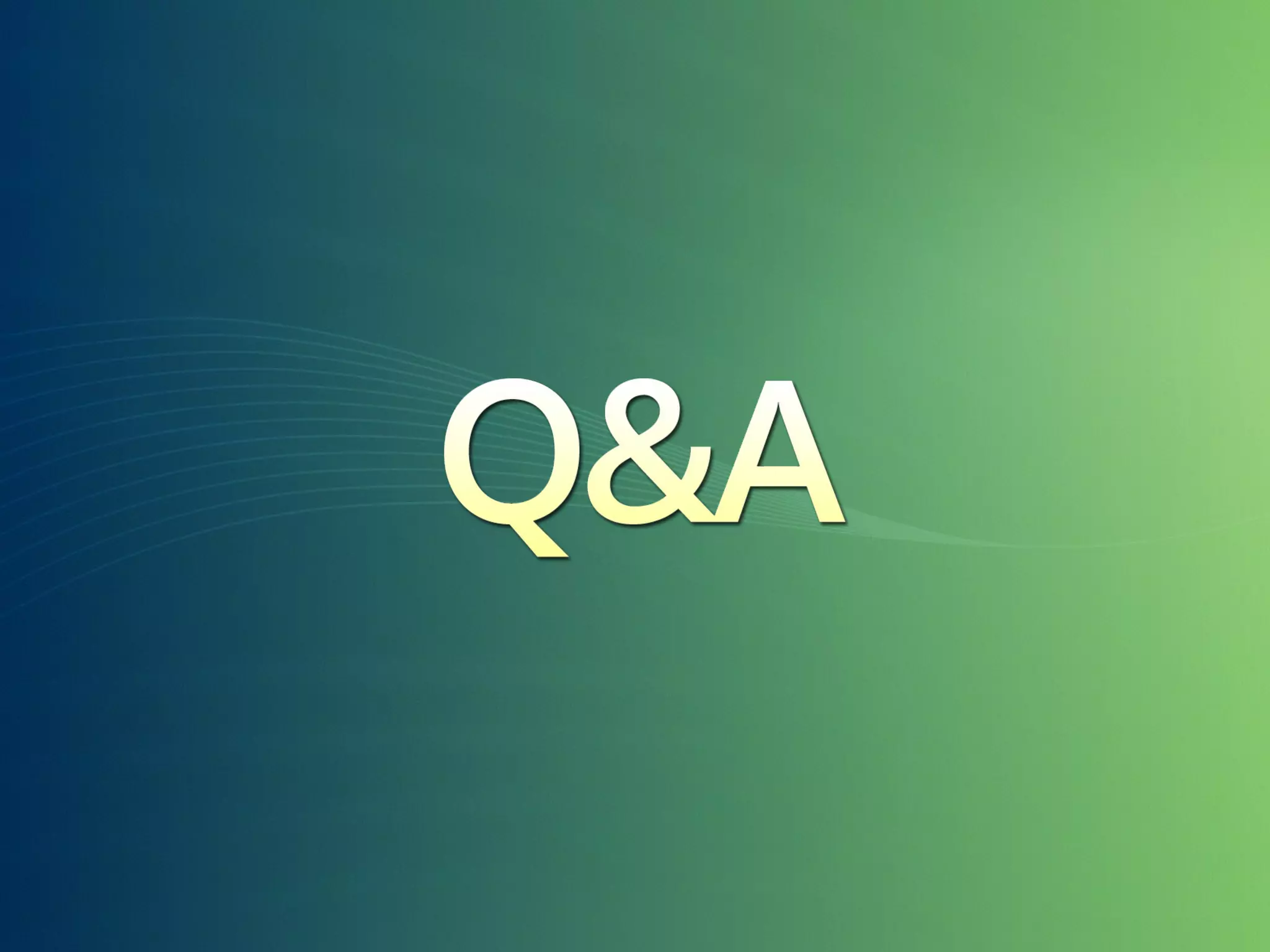 Q&A 