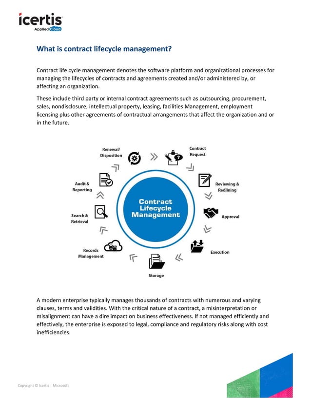 Optimize Costs & Deliver Value through Enterprise Contract Management