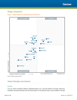 GartnerDigitalExperiencePlatformsMQq118 PDF