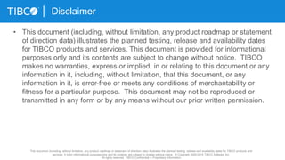 This document (including, without limitation, any product roadmap or statement of direction data) illustrates the planned ...