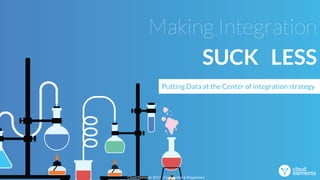Cloud Elements 2017 - Confidential & Proprietary
SUCK LESS
Putting Data at the Center of integration strategy
 