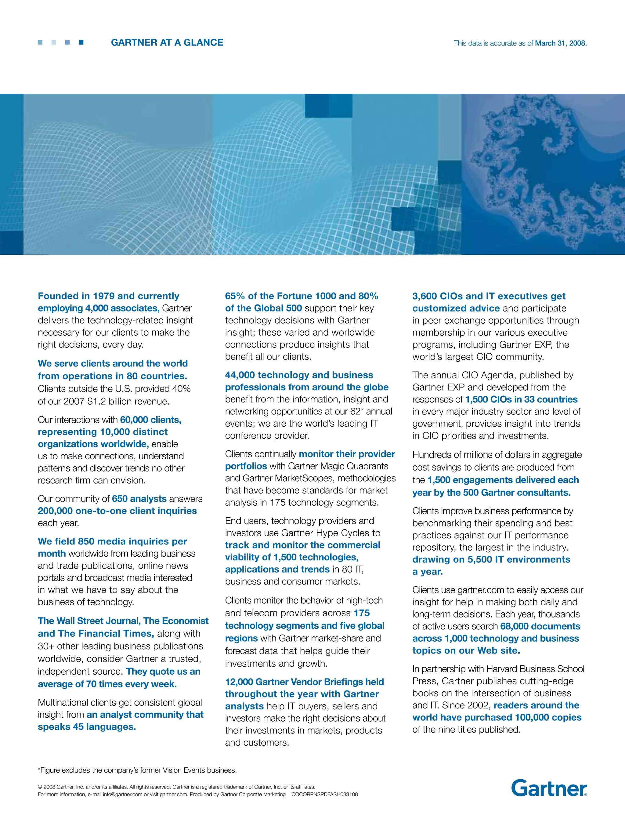 Gartner At A Glance PDF