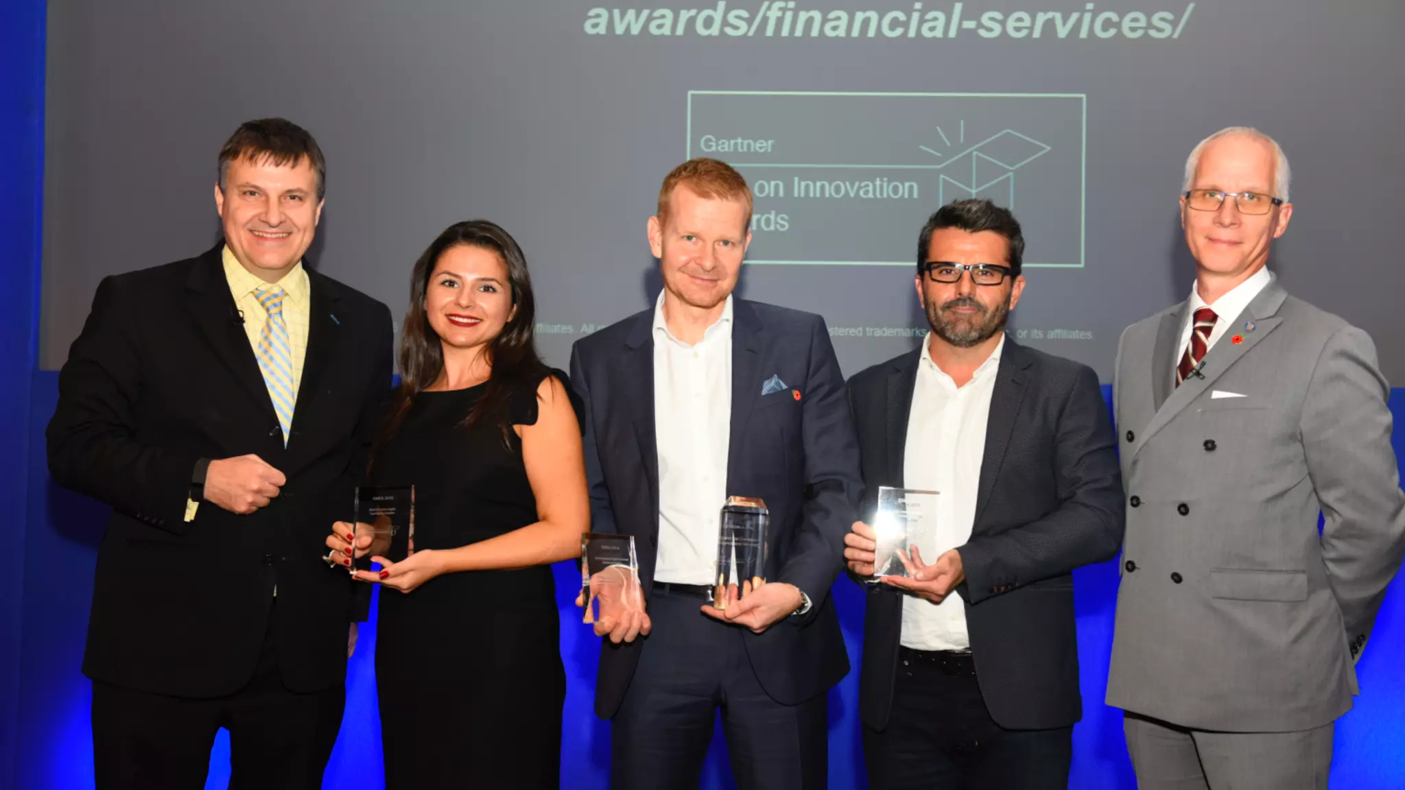 Gartner awardsGartner Financial Services Eye on Innovation Awards PPT