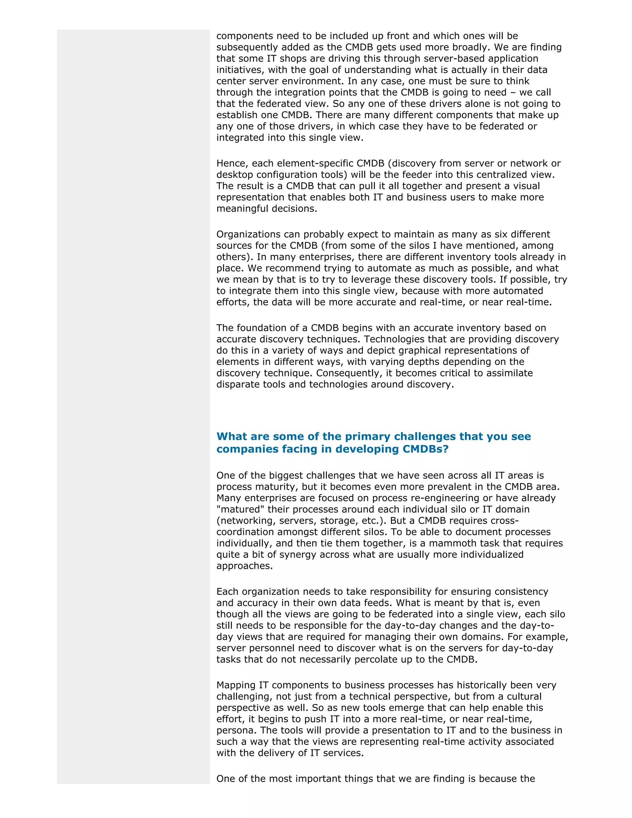 Gartner Cmdb Article PDF