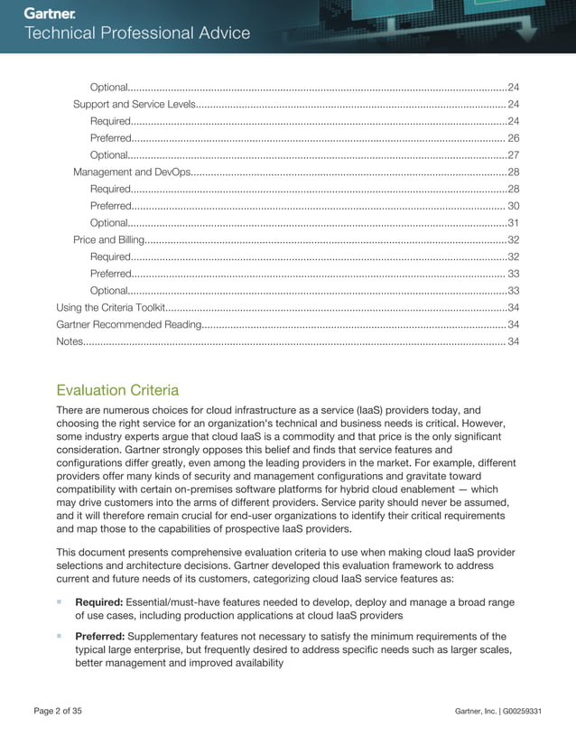 Gartner evaluation PDF