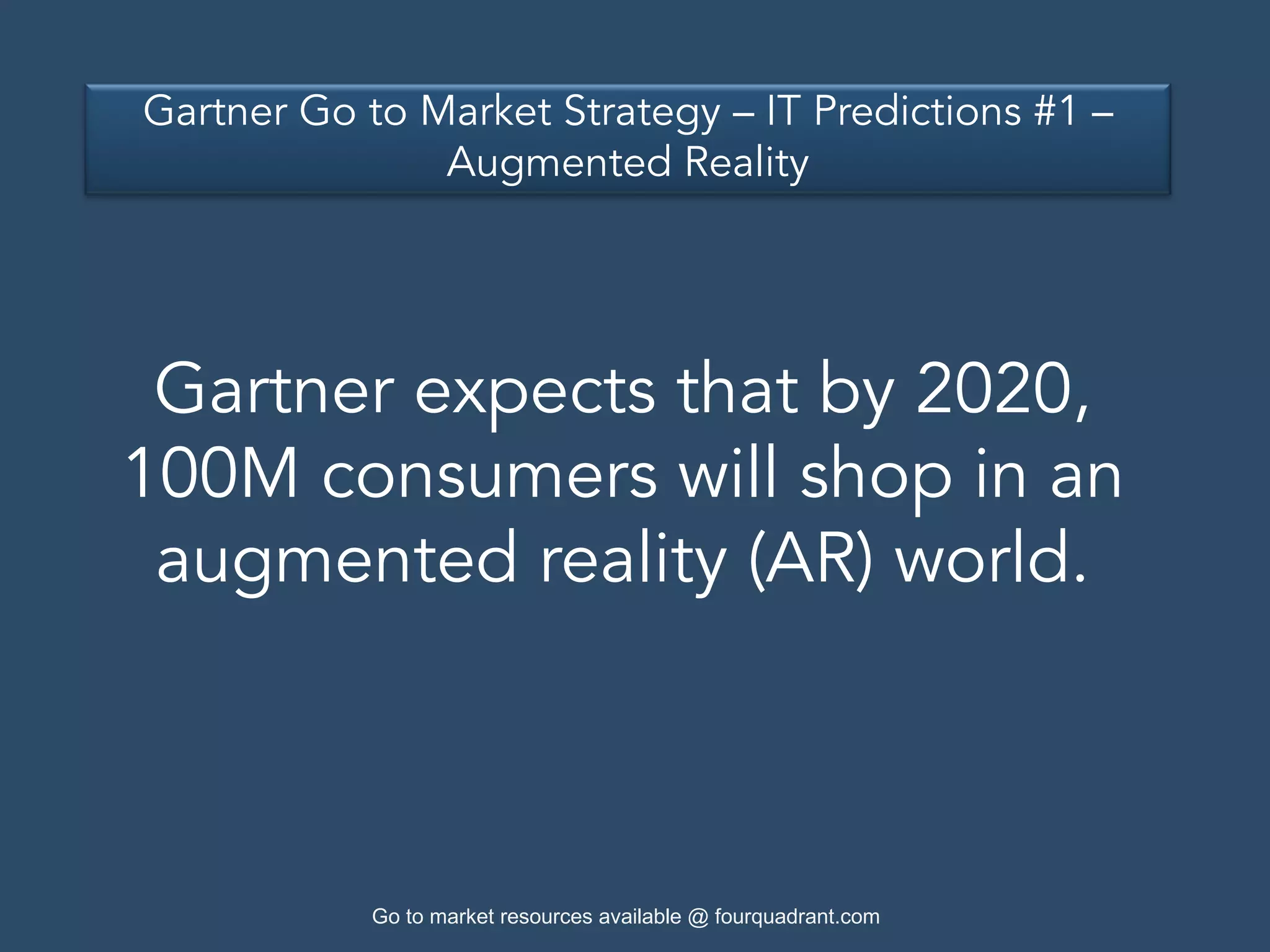 Gartner Go to Market Strategy Assumptions PPT