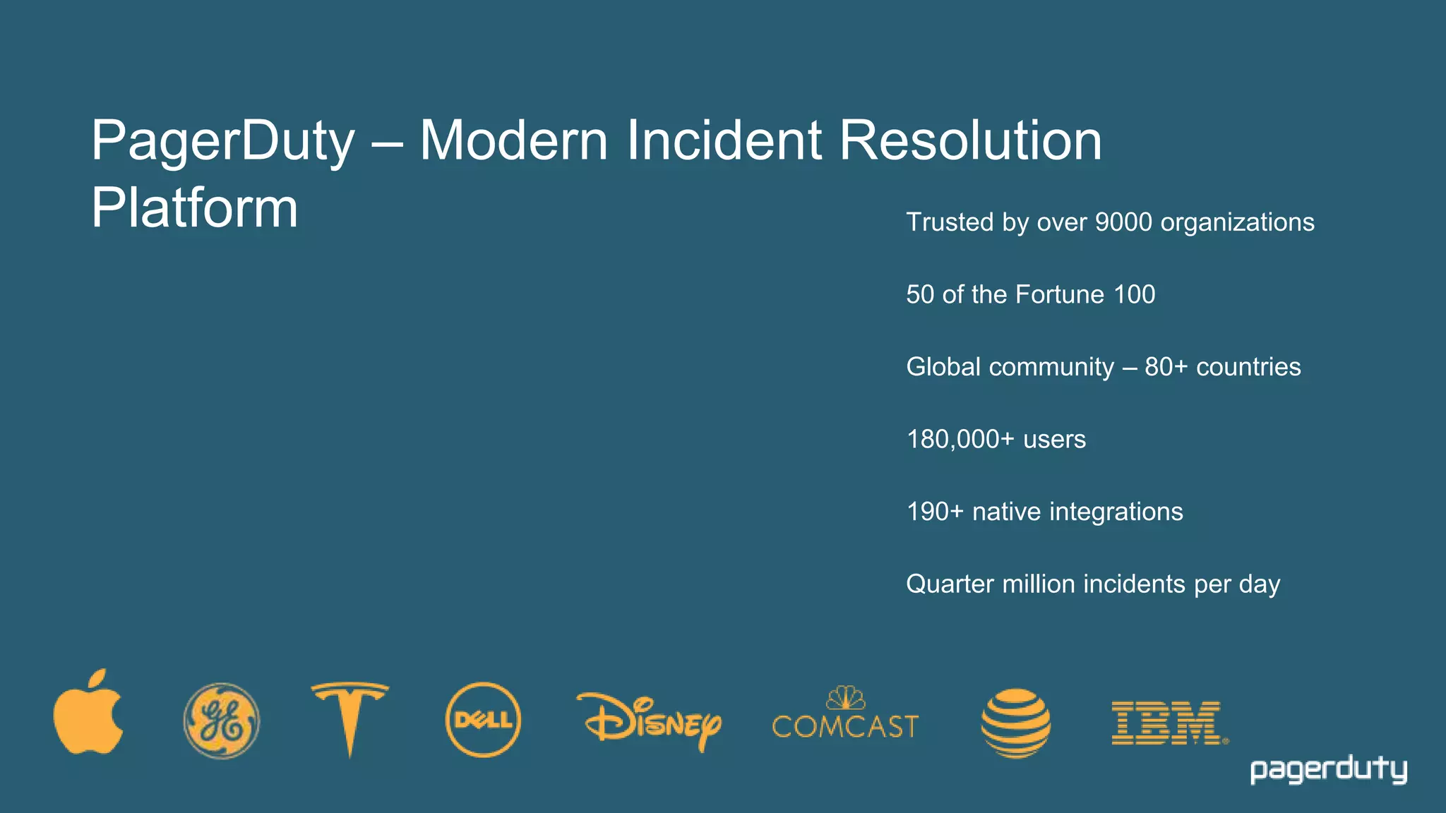 PagerDuty: Optimizing Incident Response to Deliver Amazing Digital ...