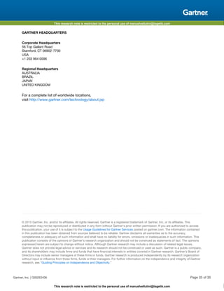 Gartner Magic Quadrant for Corporate Performance Management Suites PDF