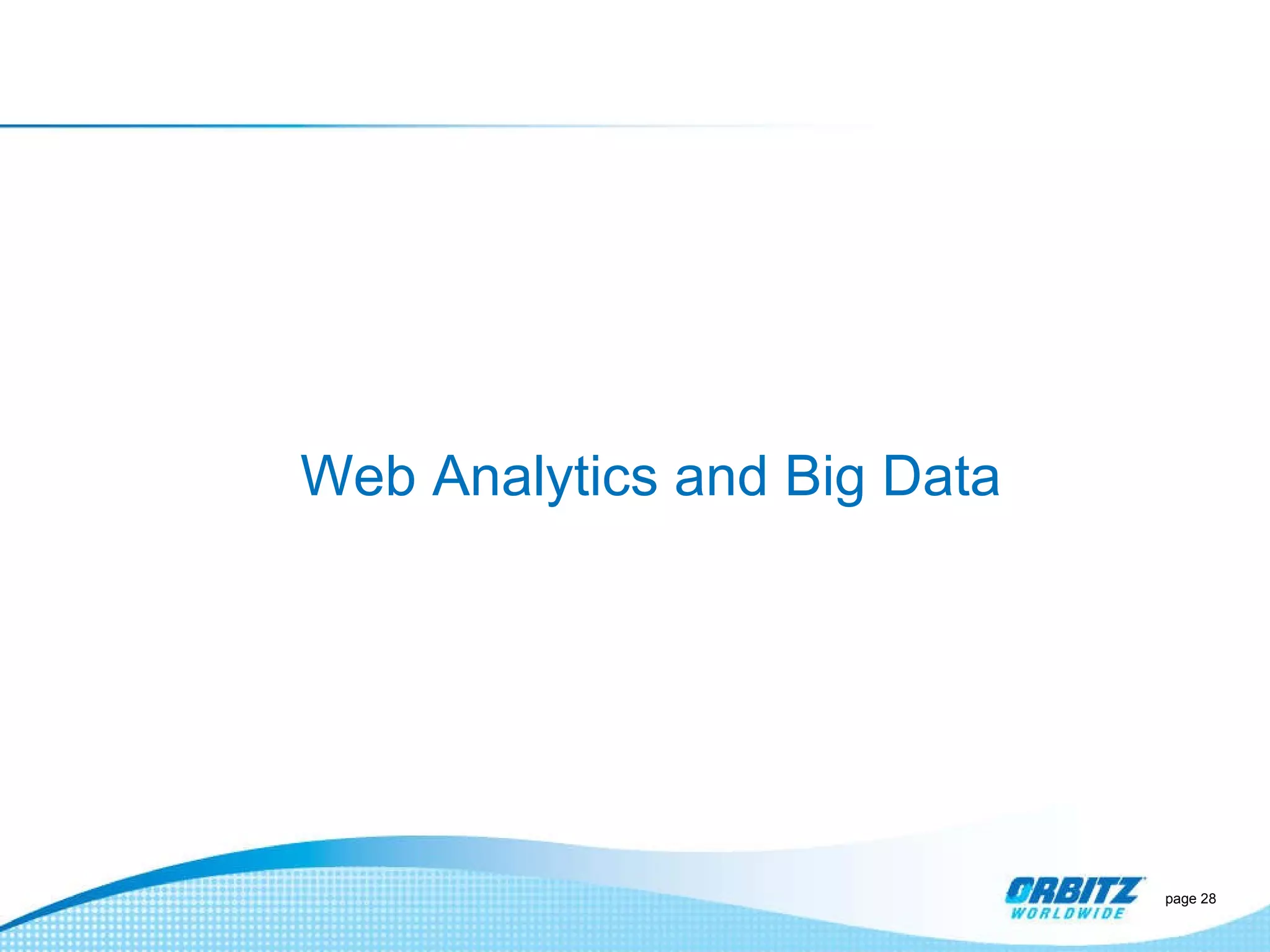 Web Analytics and Big Data page  