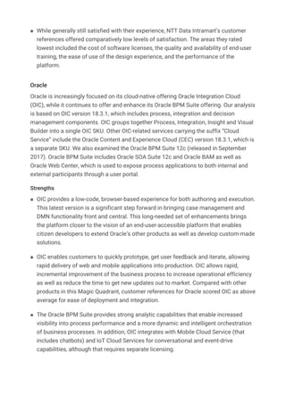 Gartner report on business process modeling