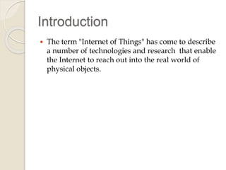  Internet of things (IoT)