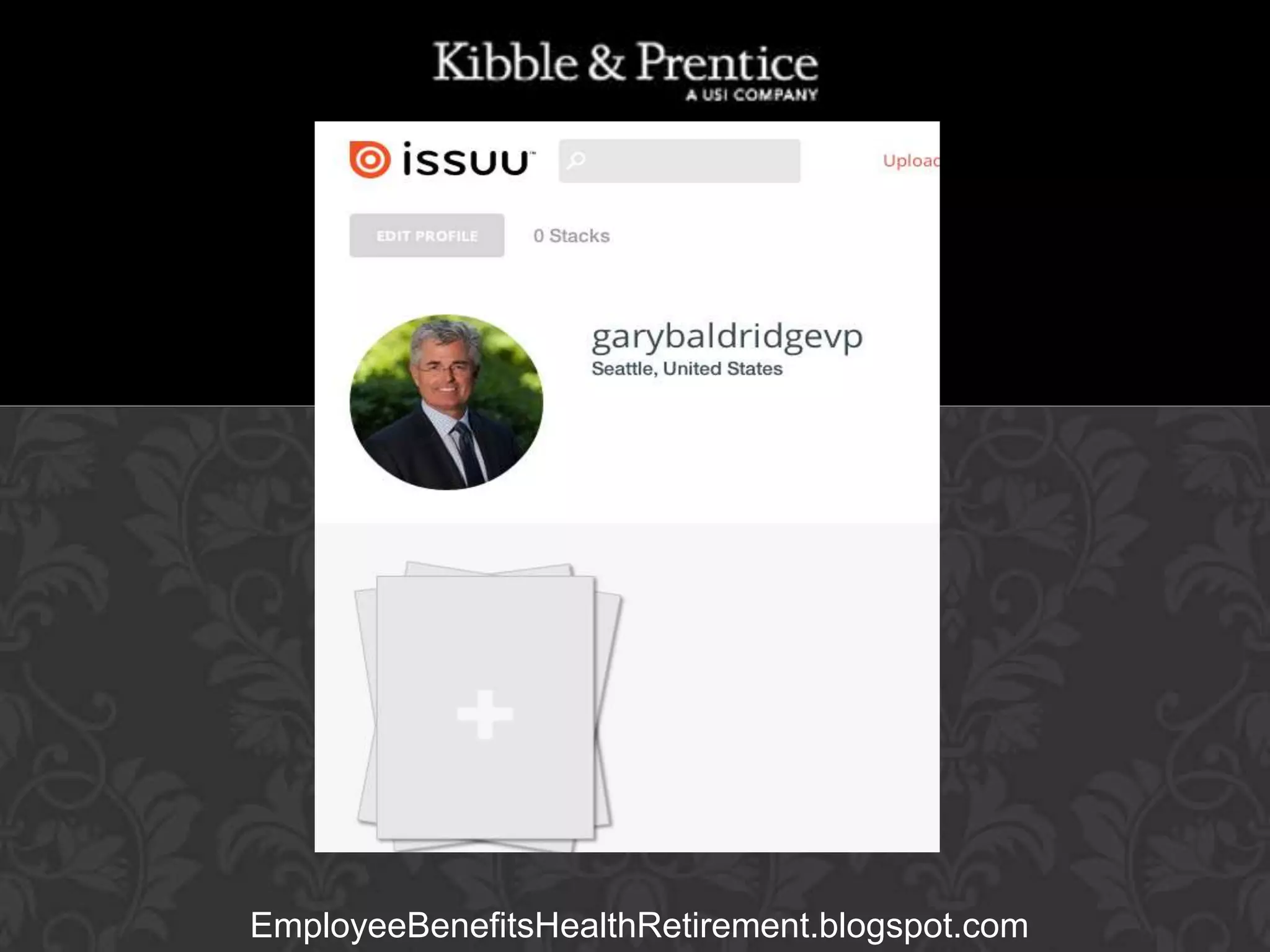 GARY BALDRIDGE
Executive Vice President

EmployeeBenefitsHealthRetirement.blogspot.com

 