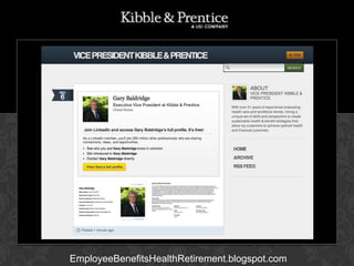 GARY BALDRIDGE
Executive Vice President

EmployeeBenefitsHealthRetirement.blogspot.com

 