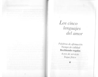 Gary chapman loscincolenguajesdelamor