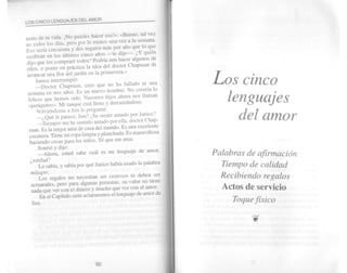 Gary chapman loscincolenguajesdelamor