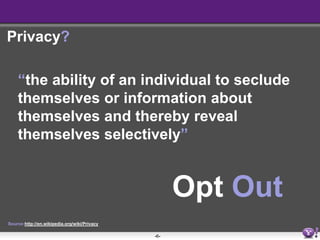 “Will this year be the year in which all things ‘contextual’, ‘app’, ‘local’, ‘urban’, 'tags', 'lidar', ‘smartphone’, ‘convenience’, 'Cell ID', ‘spontaneity’, ‘infolust’, and ‘GPS’ finally come together in one orgasmic celebration of map-based tracking, finding, knowing and connecting? ... And now that superior geographical information is accessible on-the-go, from in-car navigation to iPhones, the sky is the limit.”Source:http://www.trendwatching.com/trends/halfdozentrends2009/#mapmania