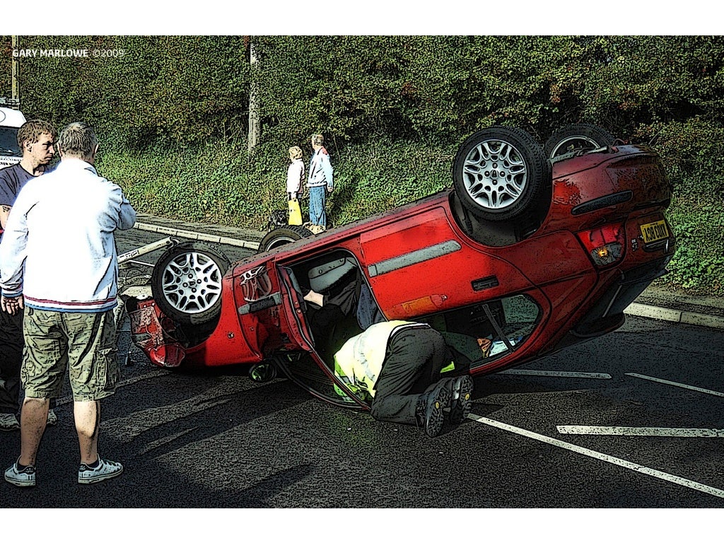Images Of Littlehampton Car Crash 23 October 2009