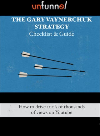 THE GARYVAYNERCHUK
STRATEGY
Checklist & Guide
By: Bryan Harris
How to drive 100’s of thousands !
of views on Youtube
 