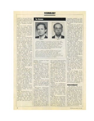 Concorrencia Gas Natural e Setor Eletrico