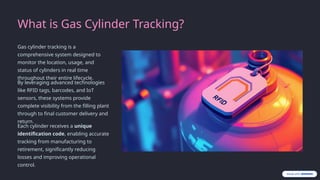 Smart Gas Cylinder Tracking System for Better Control | PPTX