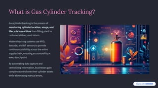 Efficient Gas Cylinder Tracking Software for Supply Chain Control | PDF