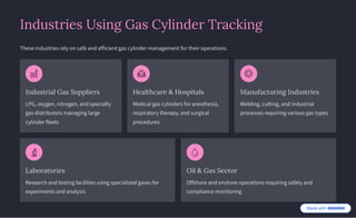 Reliable Cylinder Tracking Software for Industrial Efficiency | PDF