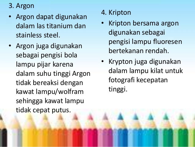 Kimia Unsur Gas Mulia