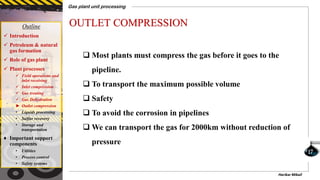 Gas plant unit process | PDF