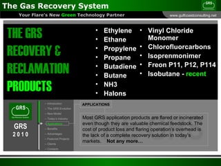 The Gas Recovery System Presentation | PPT