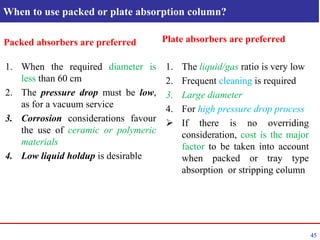 Gas Absorption Packing Types Gas Absorption -chapter 5 (1).pdf333221`rgvvgffffcccccc | PDF
