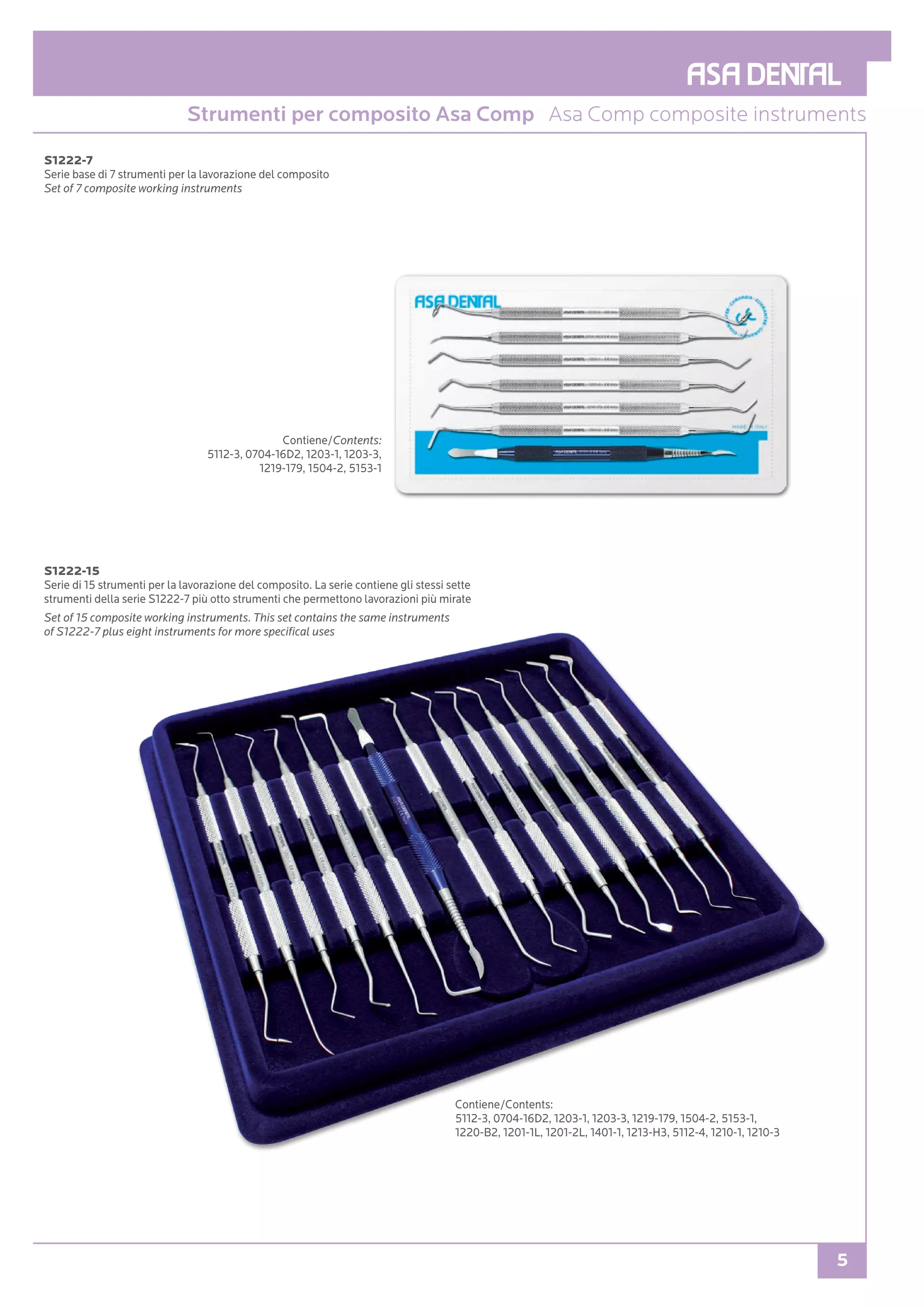ASA DENTAL ITALY comp-instruments | PDF