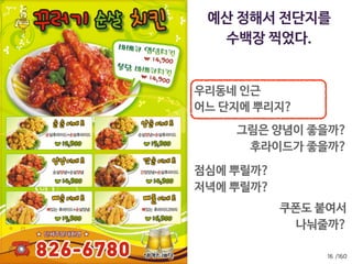 /160
“더 효율적으로 광고를  
하려면 어떻게 해야할까?”
14
하나 골라서 파보자
 