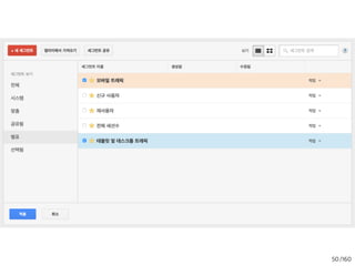 /16048
GA에서 나누어 뜯어보는 방법은?
“세그먼트”
 