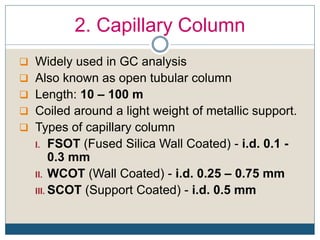 Fsot Column Gas chromatograpgy.ppt