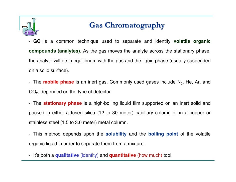 Gas Chromatography