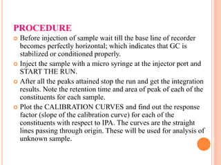 Gc Injection Method Chart Gas chromatography | PPTX
