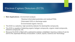 Ecd Instrumentation Gas chromatography | PDF