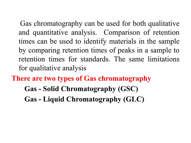 ppt gc Images High Quality Grahic Gas Chromatography its principles, its types and equipment based on its ...