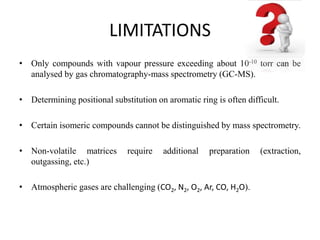 Gas chromatography mass spectrometry (GC-MS) | PPTX