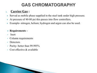 Gas chromatography mass spectrometry (GC-MS) | PPTX