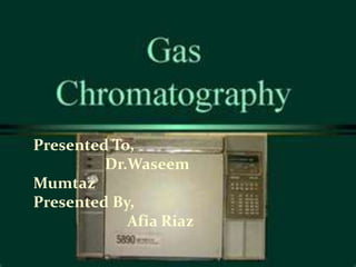 Presented To,
         Dr.Waseem
Mumtaz
Presented By,
            Afia Riaz
 
