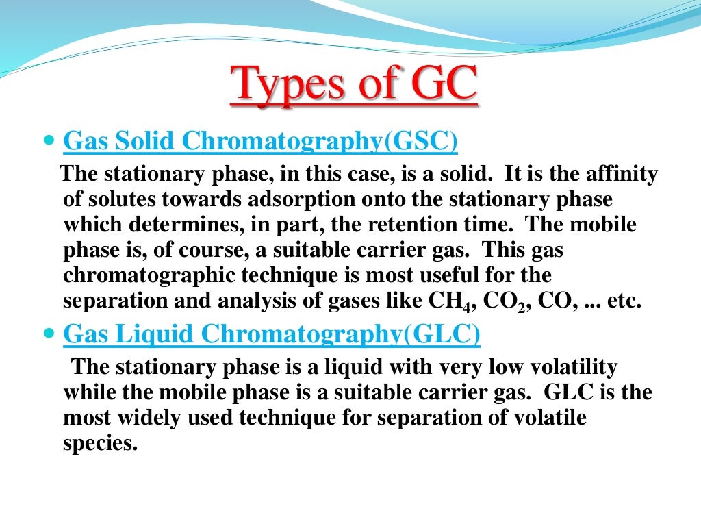 Gas chromatography and its instrumentation