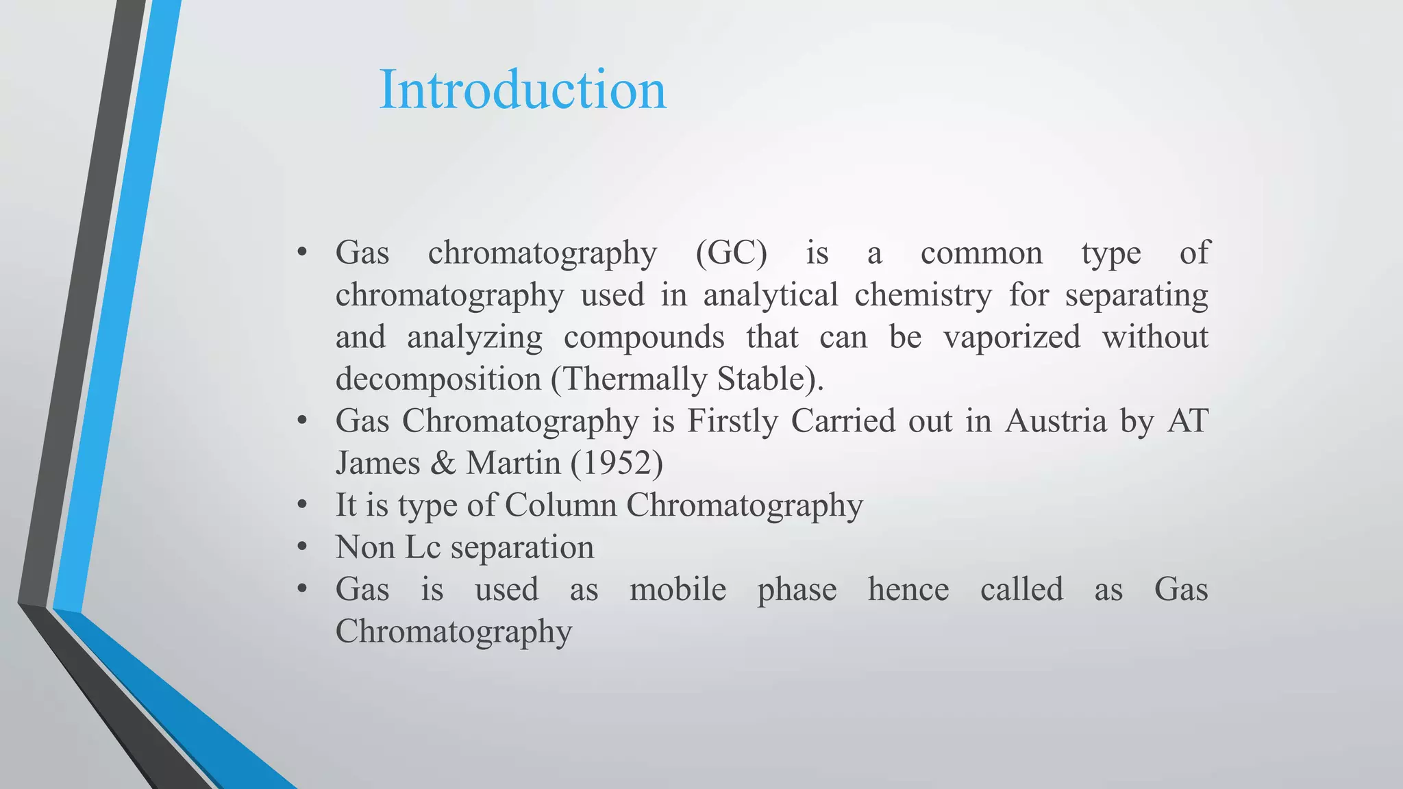 Gas chromatography detectors PPT