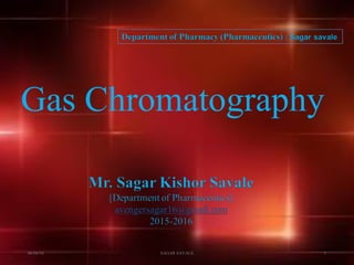 Gas chromatography [gc] | PPT