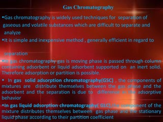 Gas chromatography [gc] | PPT