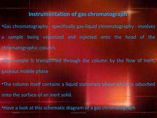 Gas chromatography [gc] | PPT