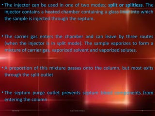 Gas chromatography [gc] | PPT | Chemistry | Science
