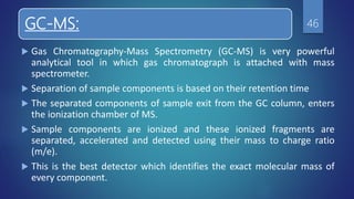 Gas chromatography instrumentation | PPTX