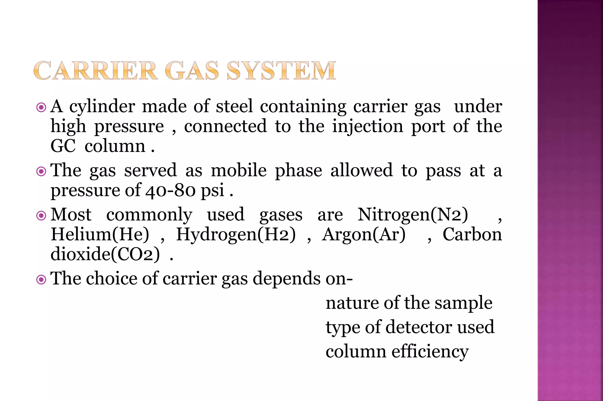 Gas chromatography mass spectrometry ppt | PPTX
