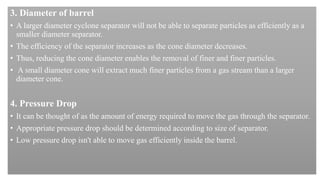 Gas cyclone separator | PPTX